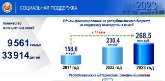 Поддержка семей. Фото пресс-службы главы Хакасии