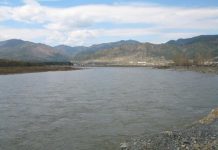 Река Абакан. Фото предоставлено пресс-службой Государственного комитета по ГО и ЧС