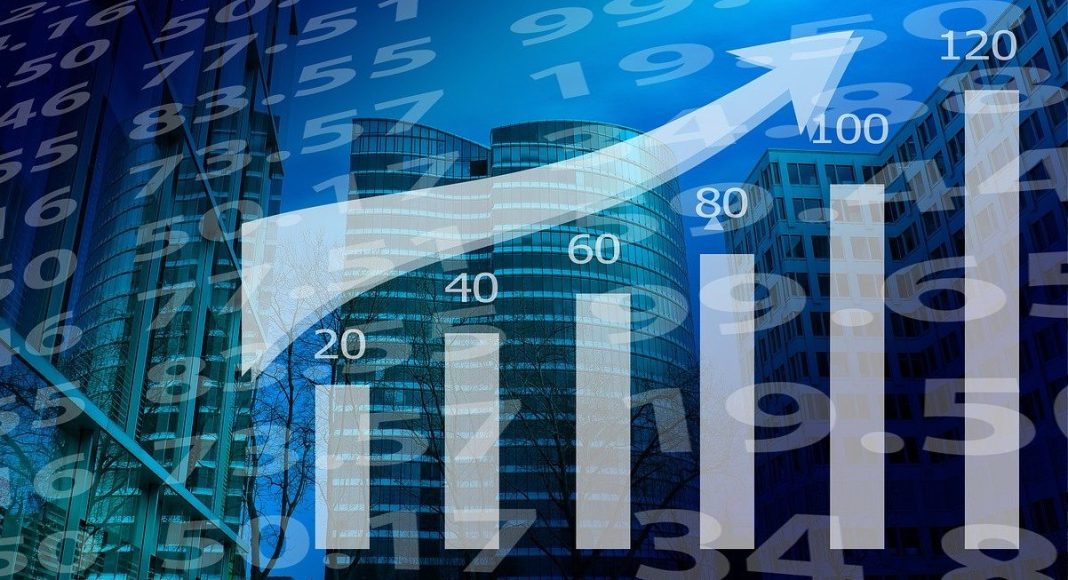 Биржа. Акции. Изображение из фотобанка