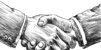 Рукопожатие. Договор. Союз. Изображение из фотобанка