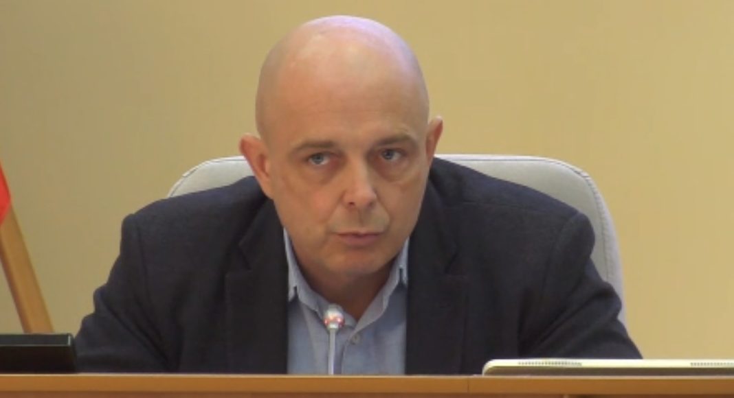 Сергей Сокол на публичных слушаниях в Верховном Совете