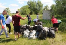 Акция акция «Чистый берег». Фото предоставлено МЧС по РХ
