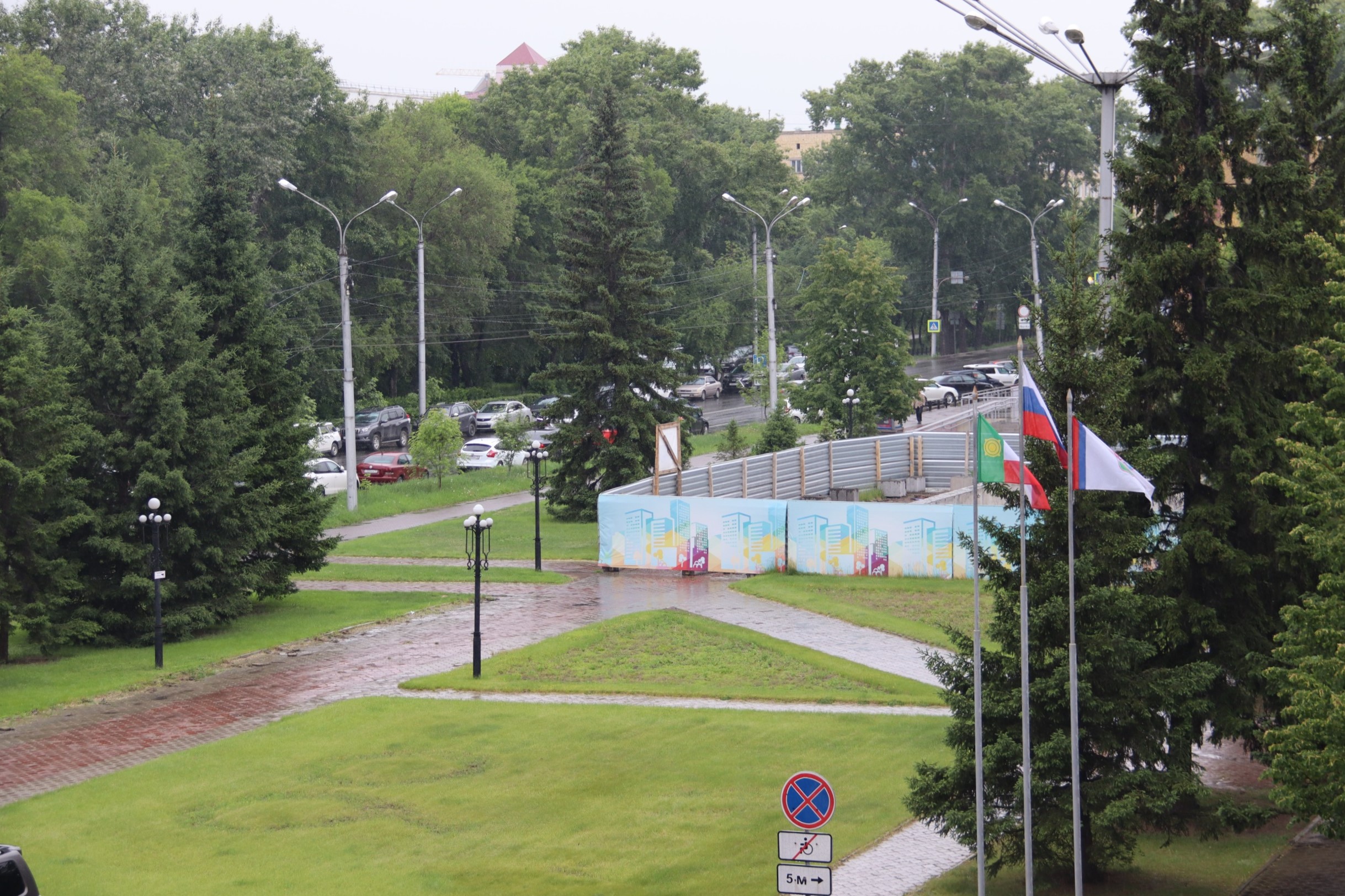 На Театральной площади в Абакане начался второй этап благоустройства -  Пульс Хакасии