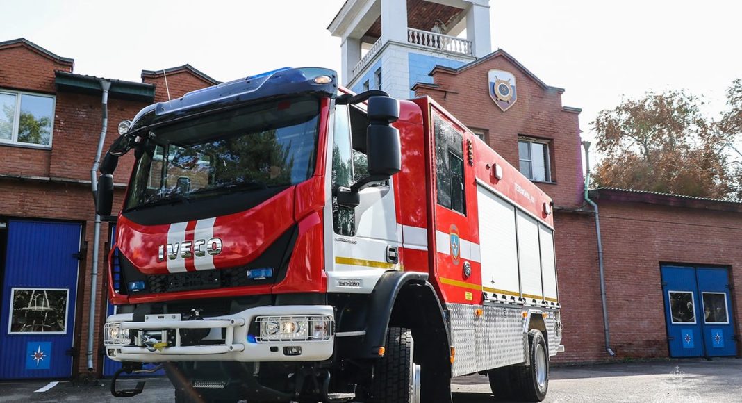 Пожарная машина. Фото МЧС