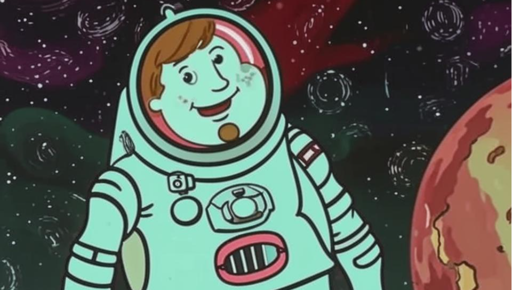 Космонавт. Изображение kandinsky Космонавт. Изображение kandinsky