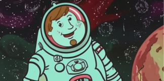 Космонавт. Изображение kandinsky