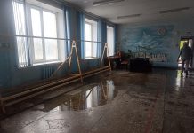 ДК в Зеленом после дождя. Фото предоставлено пресс-службой Минкультуры РХ