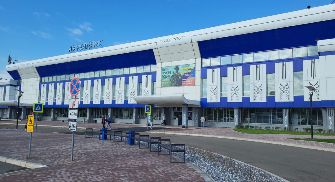 Аэропорт Абакан. Фото предоставлено пресс-службой Абаканского ЛО МВД