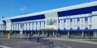 Аэропорт Абакан. Фото предоставлено пресс-службой Абаканского ЛО МВД