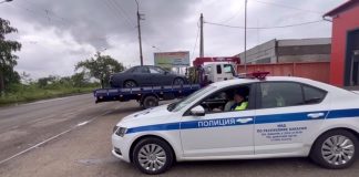 Кадр съемки ГАИ