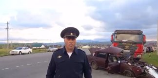 Кадр съемки Госавтоинспекции
