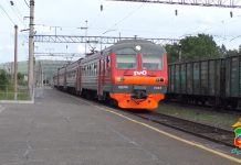 Кадр съемки Абаканского ЛО МВД