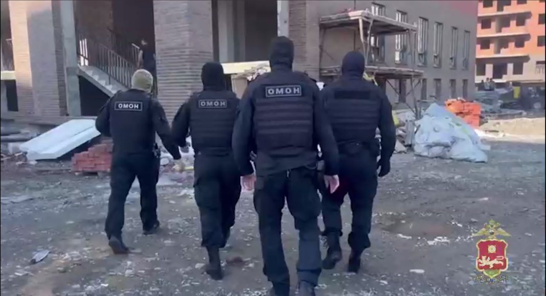 Кадр съемки МВД Кадр съемки МВД