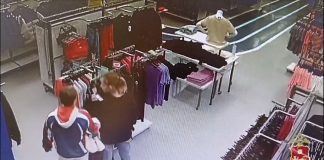 Кадр съемки камеры видеонаблюдения