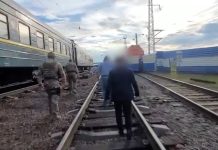 Кадр съемки Сибирского ЛУ МВД