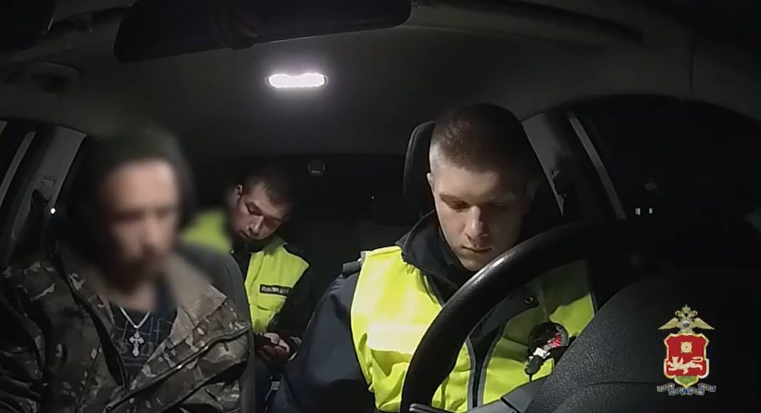 Кадр съемки МВД