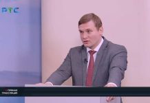 Валентин Коновалов. Кадр съемки РТС