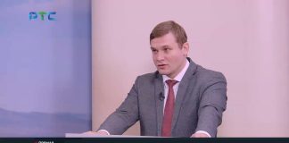 Валентин Коновалов. Кадр съемки РТС