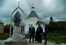 Открытие памятника Иоанну Штыгашеву