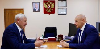 Василий Белоногов и Сергей Сокол. Фото со страницы Сергея Сокола