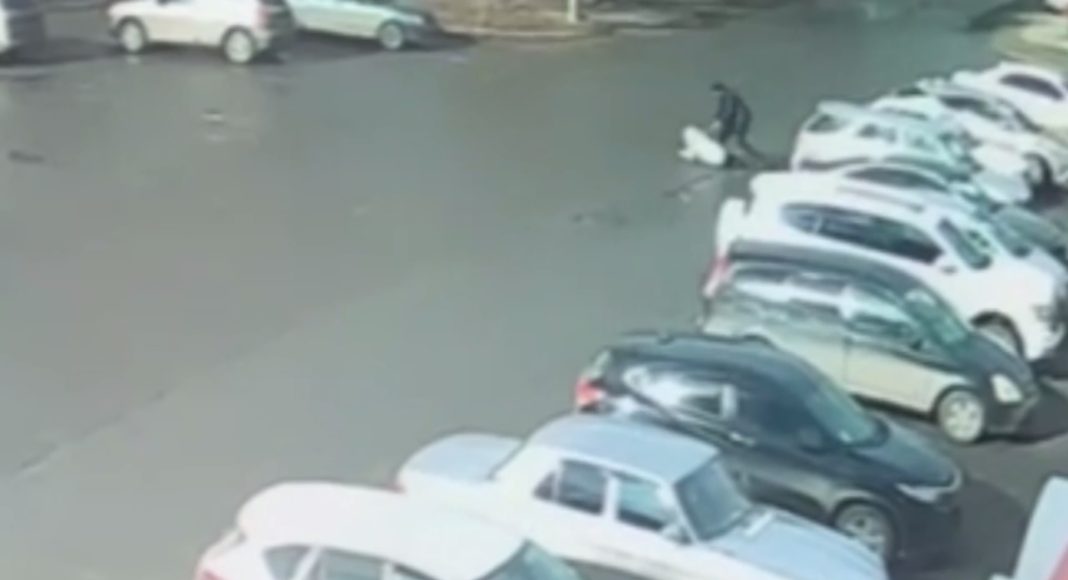 Кадр съемки видеонаблюдения