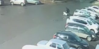 Кадр съемки видеонаблюдения