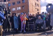 Кадр съемки Народного фронта