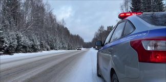 Снег на дороге, гололед