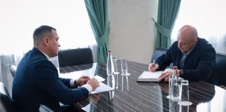 Встреча с Дмитрием Набирухиным. Фото из телеграм-канала Сергея Сокола