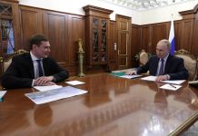 Валентин Коновалов и Владимир Путин. Фото пресс-службы Кремля