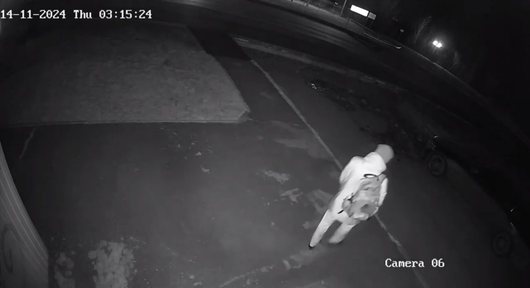 Кадр съемки видеонаблюдения