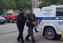 Кадр съемки ЛО МВД