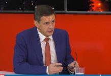 Алексей Лемин в прямом эфире рассказал о планах на предстоящий строительный сезон Алексей Лемин. Кадр съемки «Абакан 24»