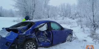 Кадр съемки Госавтоинспекции