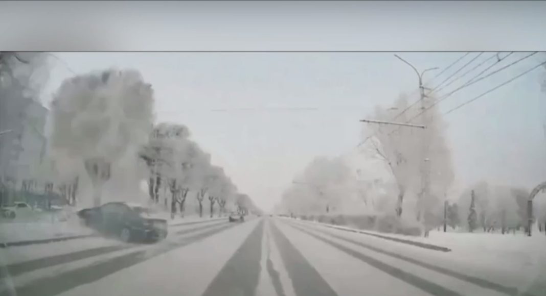 Кадр съемки видеорегистратора