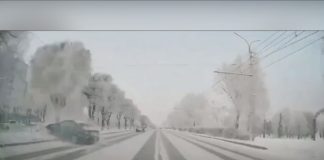 Кадр съемки видеорегистратора