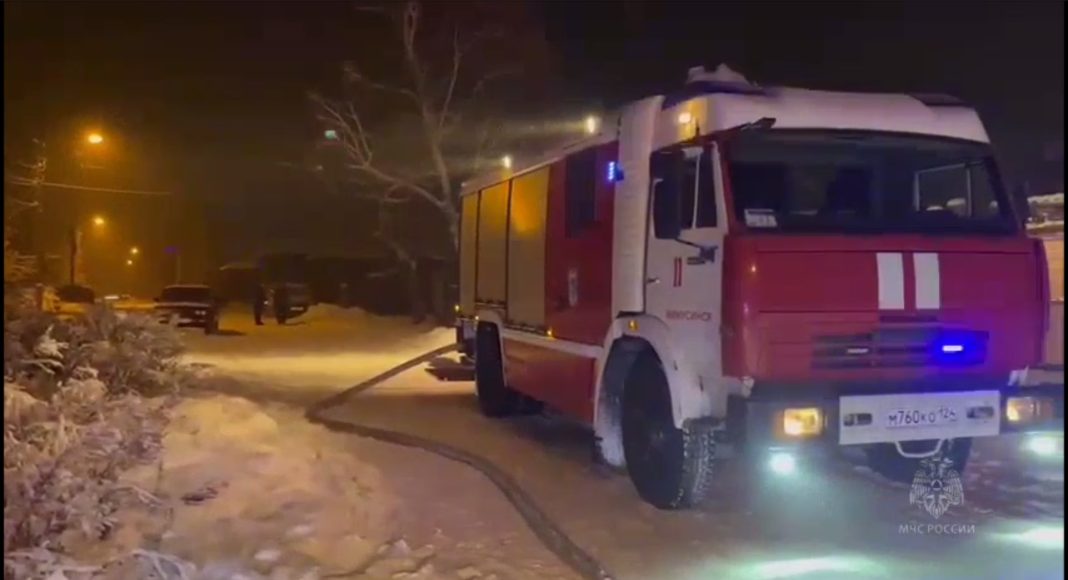 Кадр съемки МЧС