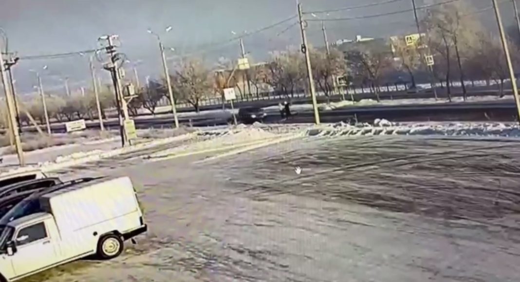 Кадр съемки видеонаблюдения