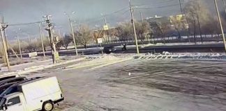 Кадр съемки видеонаблюдения