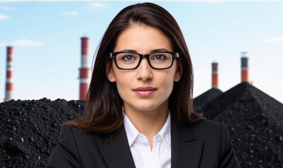 Изображение: kandinsky Женщина политик. Уголь. Изображение kandinsky