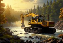 Золотодобыча. Изображение kandinsky