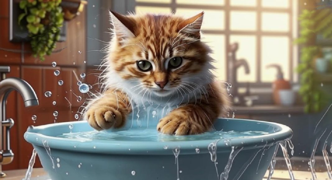 Котик, отключение воды