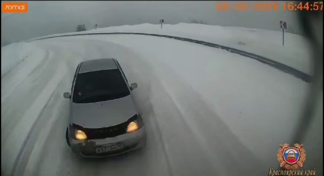 Кадр съемки видеорегистратора