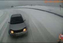 Кадр съемки видеорегистратора