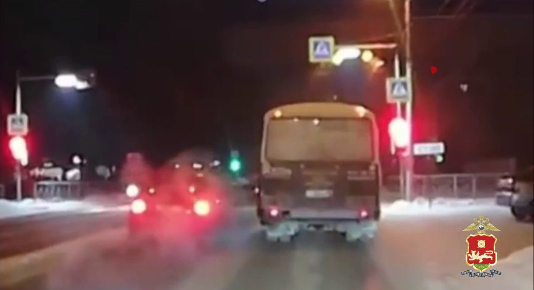 Кадр съемки видеорегистратора