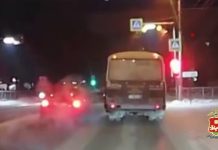 Кадр съемки видеорегистратора