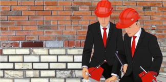 Стройка. Строительство. Кирпичи. Изображение kandinsky