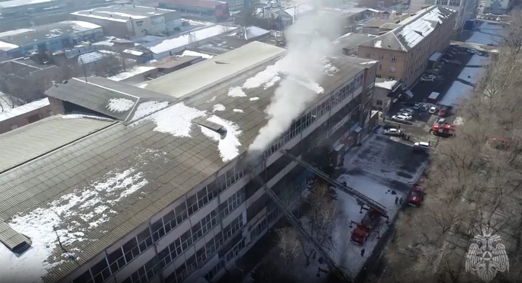 Кадр съемки МЧС