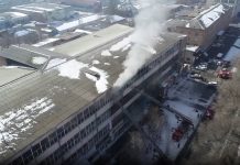 Кадр съемки МЧС