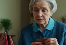 Мошенники, обман, пенсионер. Генерация ИИ